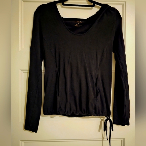Armani Exchange Women's Long Sleeved Top with Hood sz small - Picture 4 of 4